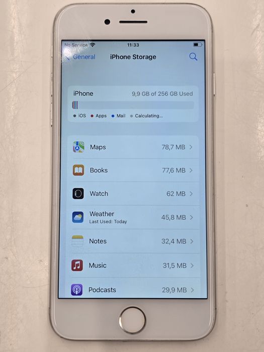 iPhone 7 256gb silver