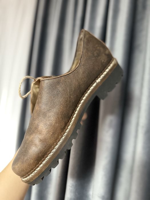 Pantonfi Barbati 43 Piele Naturala Model Deosebit