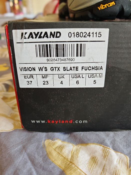 Дамски туристически обувки Kayland Vision WS GTX Slate Fuchsia 2025 Номер 37