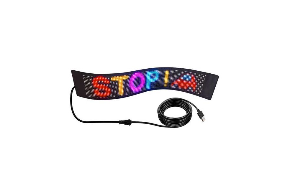 Reclama Auto USB  Flexibila Display LED Programabil