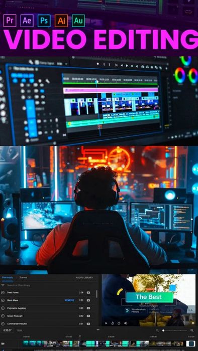 Профессиональные услуги видеомонтажа