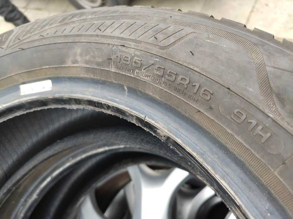 2бр Всесезонни гуми 195 55 16 - Goodyear - DOT 2025