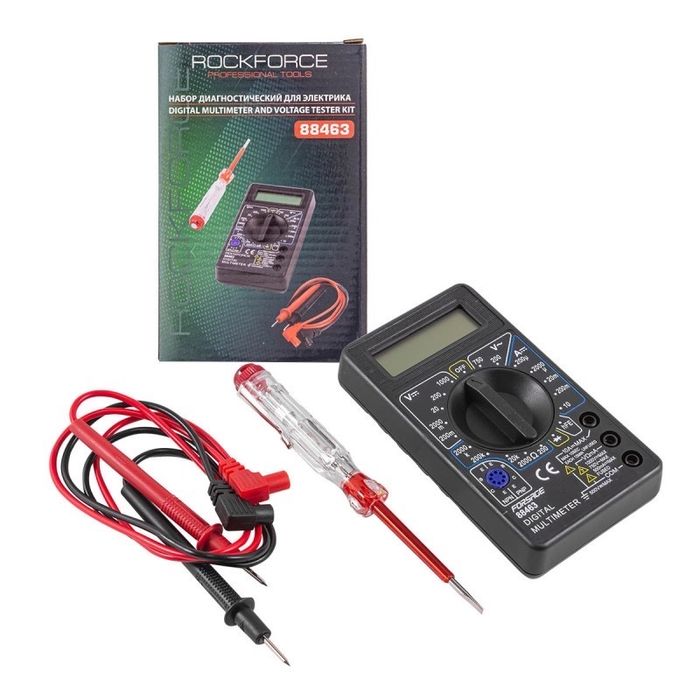 Дигитален мултицет и фазомер ROCKFORCE