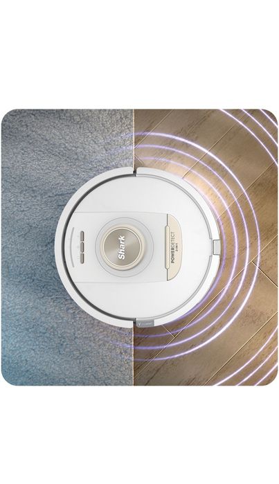 Robot de aspirare cu mop Shark PowerDetect NeverTouch Pro 2in1 RV2800ZEEUWH, statie NeverTouch Pro reincarcare, auto-curatare, 2 ani garanție la eMAG