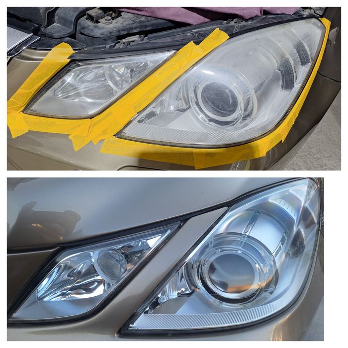 Полиране на фарове, стопове, автомобили, фолиране на стъкла и пране