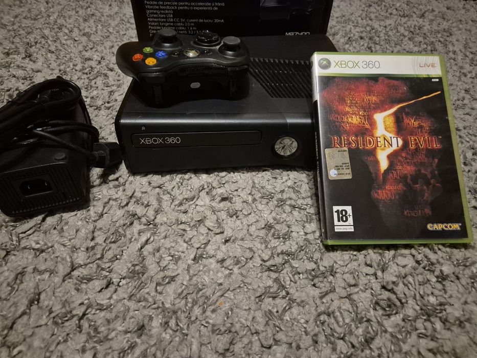 XBOX360 consola XBOX 360 slim + 1 joc bonus Resident Evil 5