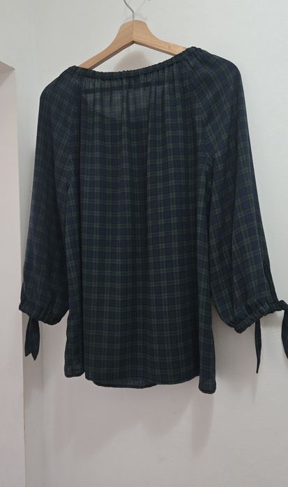 Bluză Talbots, verde cu albastru