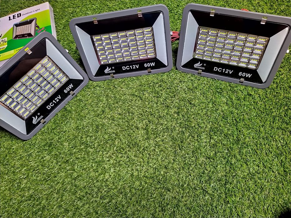 Proiector led ultraslim 12v - 60 w , ideala pescuit , camping , vanatoare