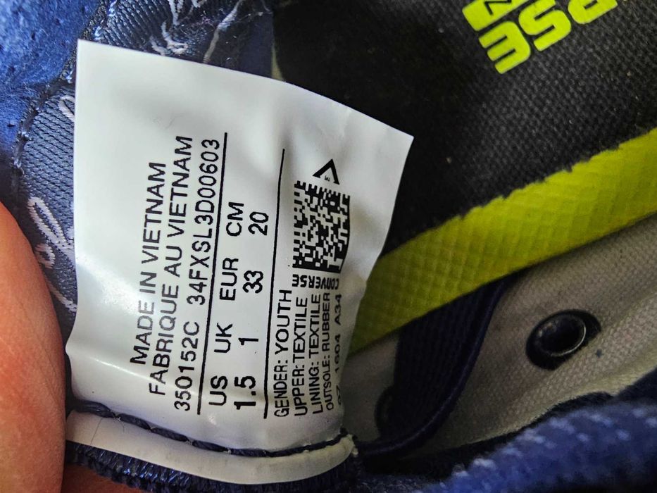 Детски гуменки - кецове Converse 19 и 20 см. 31 и 33 номер