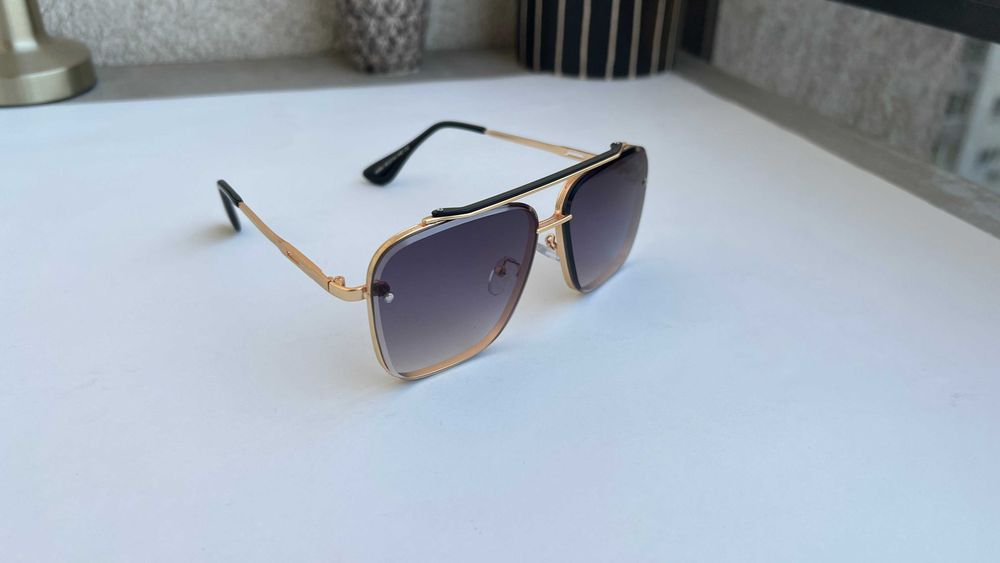 Ochelari de soare Dita Mach Six - Rama aurie Lentile maro degrade