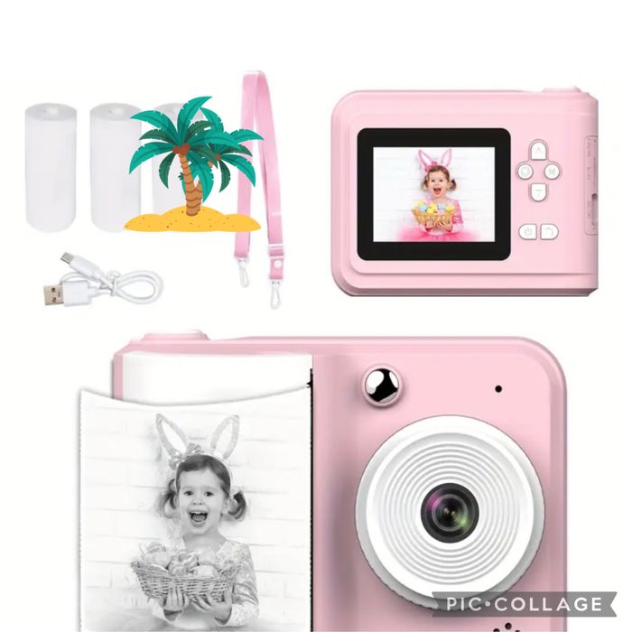 ПРОМО! Нов Детски фотоапарат с принтер за моментален печат(принтер)