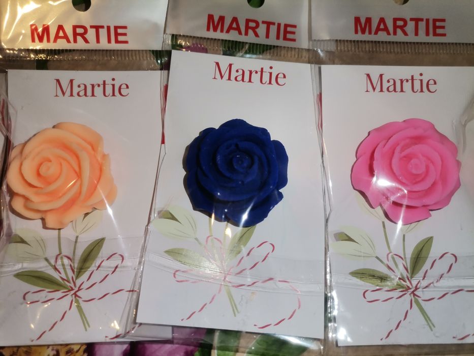 Mărțișoare create din săpun parfumat!