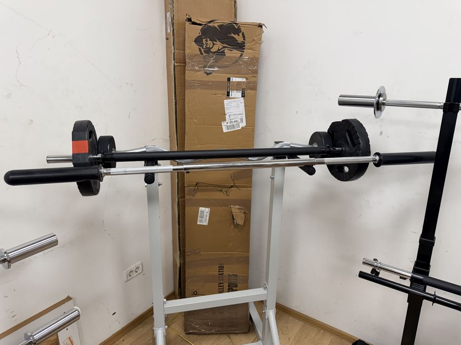 Bara haltera olimpica noua 65 kg, bara z, bara 130 cm. Noi bar drepte