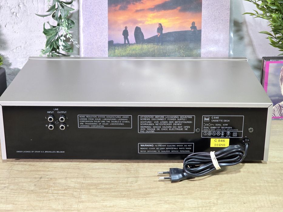 Casetofon deck DUAL C846, 3 head, dual capstan, 2 speed, japan ,metal