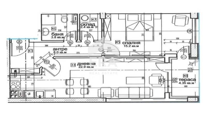 Продава се Двустаен апартамент в София, Витоша - 85 кв.м за 1195 €/кв.м - Снимка #2