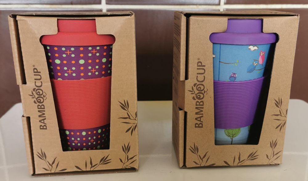 Бамбукови чаши за кафе и чай, 400мл. - 6лв. за брой