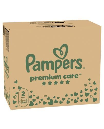 Pampers Premium Care Размер 2 - 224 бр
