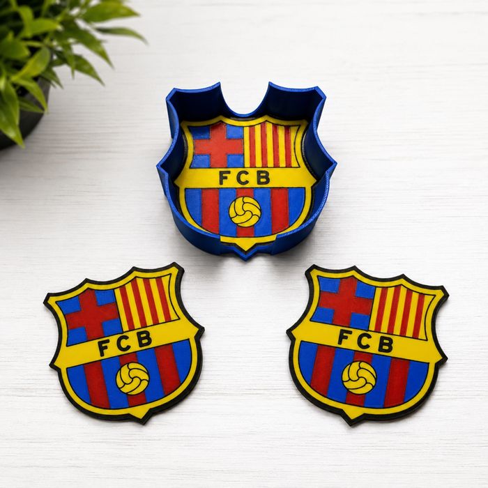 Suporturi cani si pahare FC Barcelona