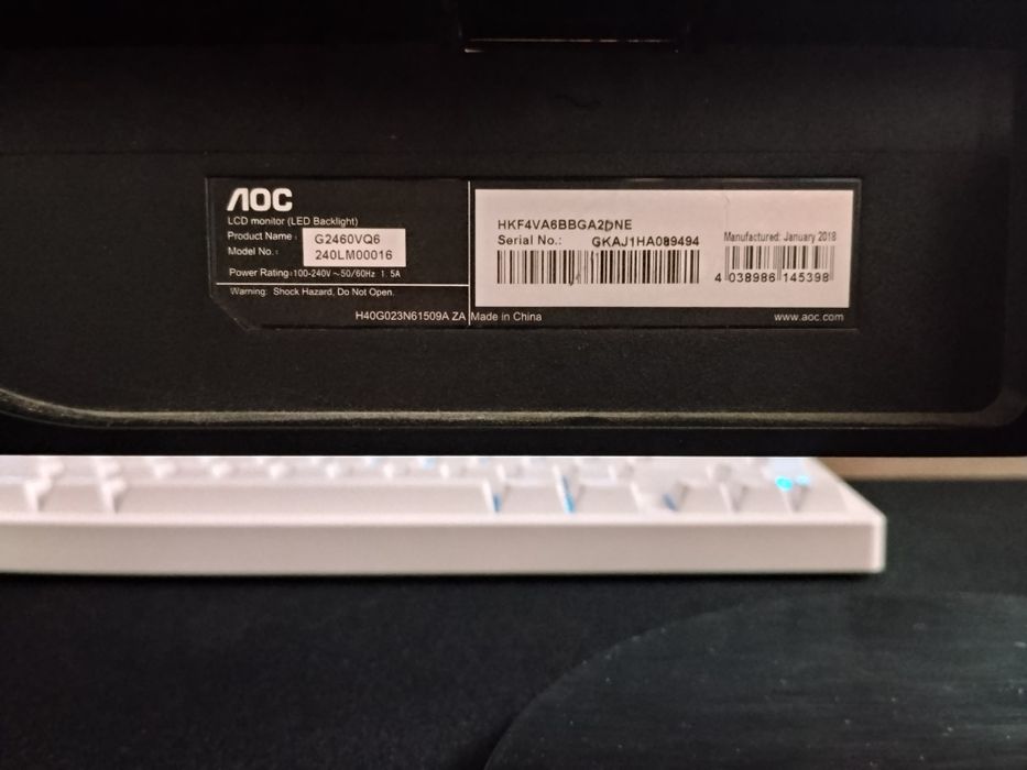 Монитор AOC 24" дюйма 75гц G2460VQ6