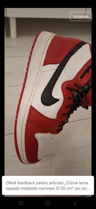 Adidasi nike jordan marimea 35 cu 22.5 cm