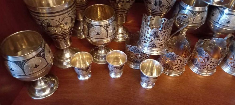 продам наборы кубачи. серебро. цена догов