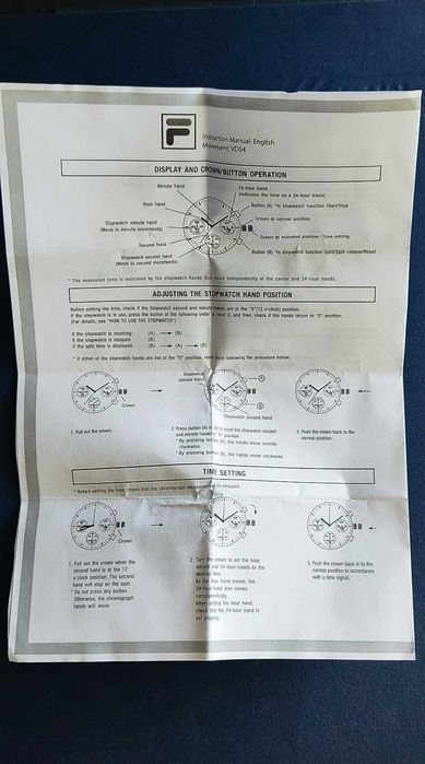 Ефектен стоманен Fila Chronograph FA-0795-G