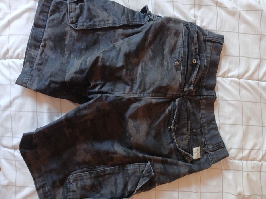 Firetrap jorts camo y2k