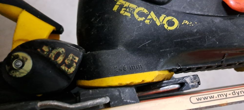 Schiuri 90 cm copii 4-6 ani cu clăpari 248 mm