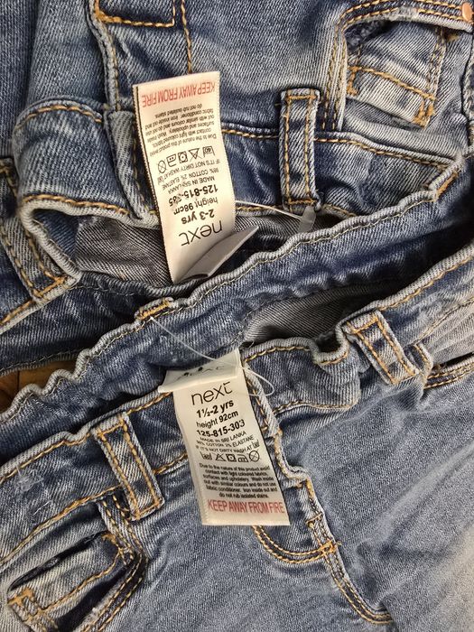 Чисто нови дънки Next - размери 1 1/2 - 2 г., 2-3 г., 10 г.