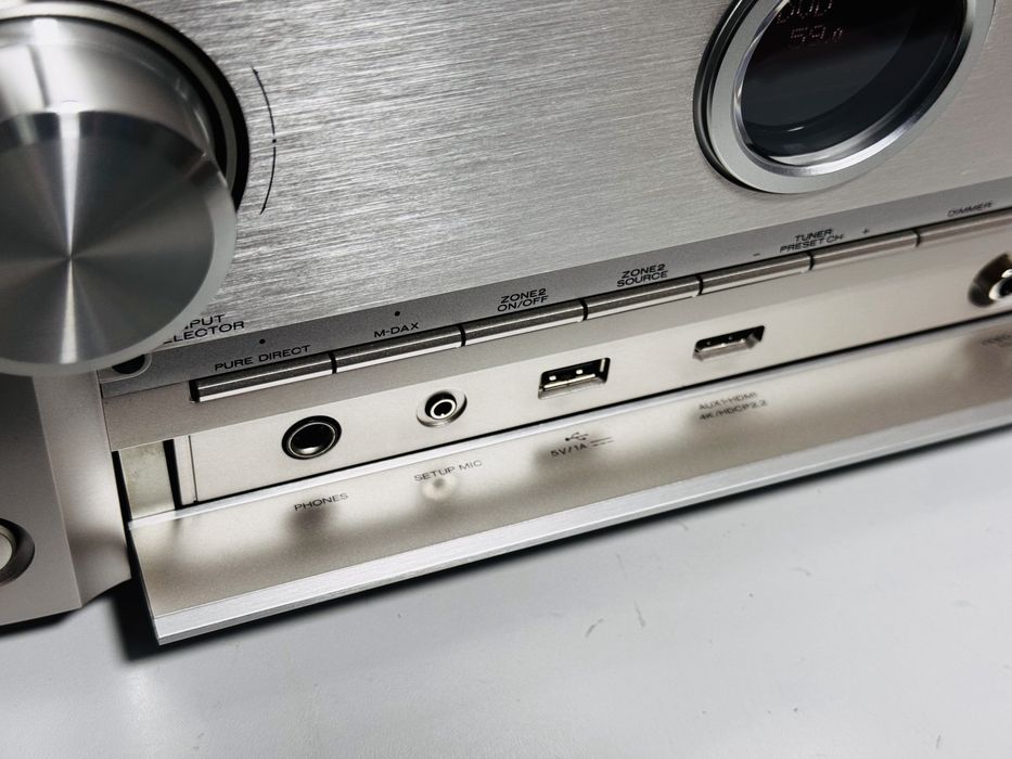 Marantz SR6012 Silver-Gold DEFECT – Receiver AV 9.2, 9×110 W, Dolby Atmos, DTS:X, Audyssey XT32, HDMI 4K, HEOS, Wi-Fi, Bluetooth, AirPlay