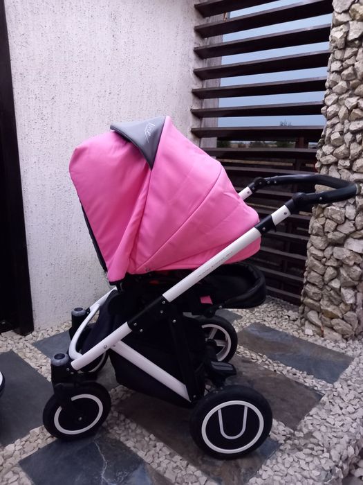 Cărucior Fetita Line Bexa Impecabil ROZ Aproape NOU