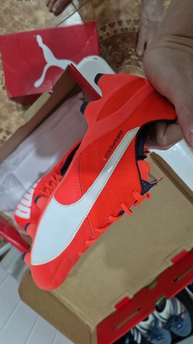 Бутсы Puma evoSPEED 1.4 Leather FG