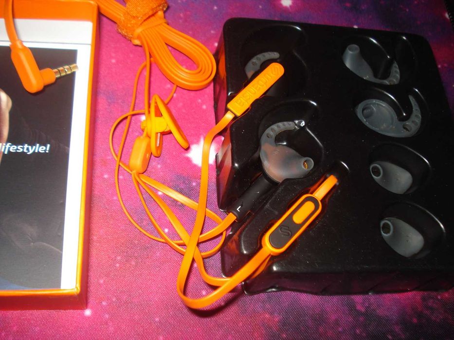 casti rio urbanista handsfree cu buton apel mufa jack rezistente sport