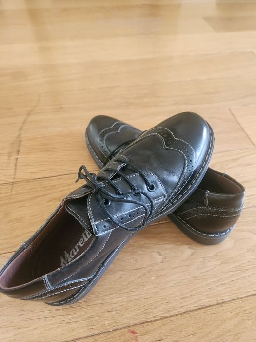 Pantofi de piele nr 35 Marelbo, baieti