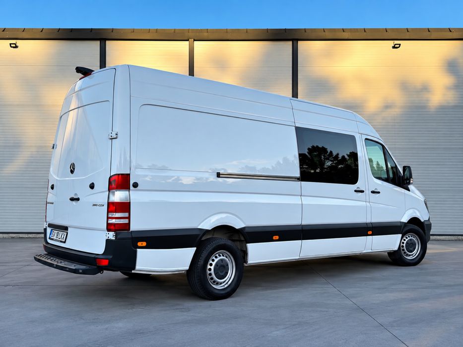 Mercedes-Benz Sprinter 316 CDI XXL Mixt  4+1 locuri -3,5 T, 2016, 2.2 CDi 163 CP Fara rugina l Camera l Navigatie l
