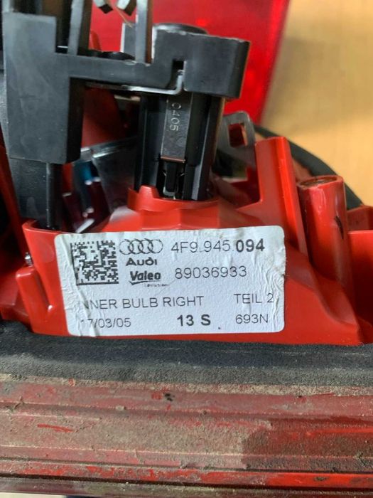 Стоп AUDI A6 4F9 Вътрешни десни обикновени преди Facelift  ном 308-309