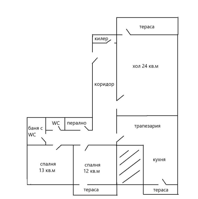 Продава се Тристаен апартамент в Варна, Лятно кино Тракия - 90 кв.м за 2623 €/кв.м - Снимка #17
