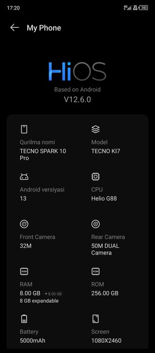 Tekno spark 10 pro
