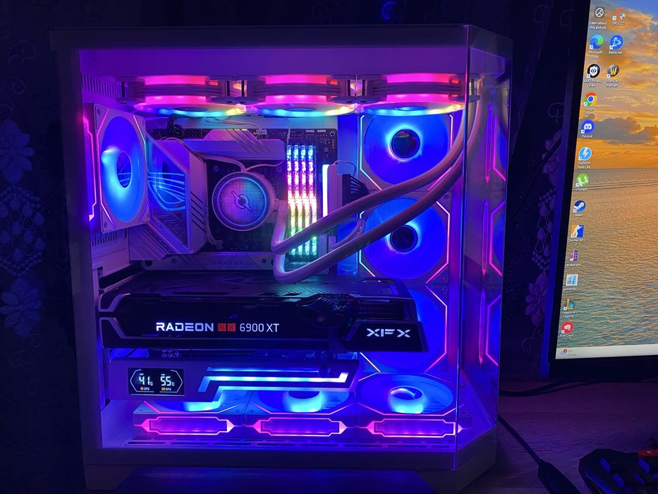 Best Pc Gaming Complet cu Monitor 32 2k 165HZ i5 14600k / Rx 6900XT