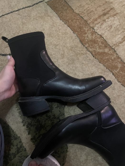 Ботинки 36-37 размер, кожа