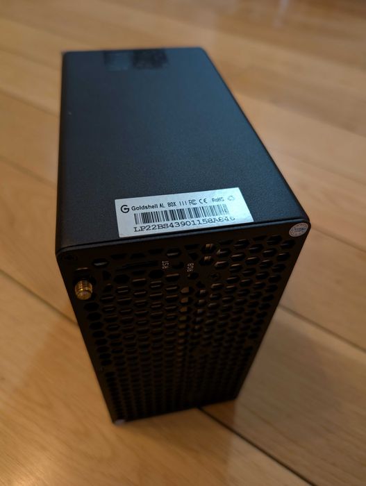 Crypto miner ALPH Alephium Goldshell AL Box 3, ASIC Home Miner