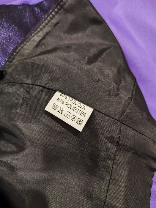 Rochie de ocazie din voal si satin