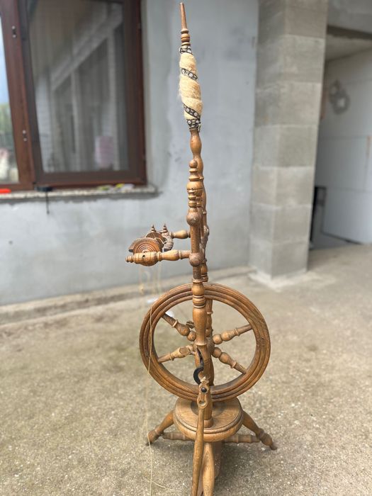 Roată de tors lână