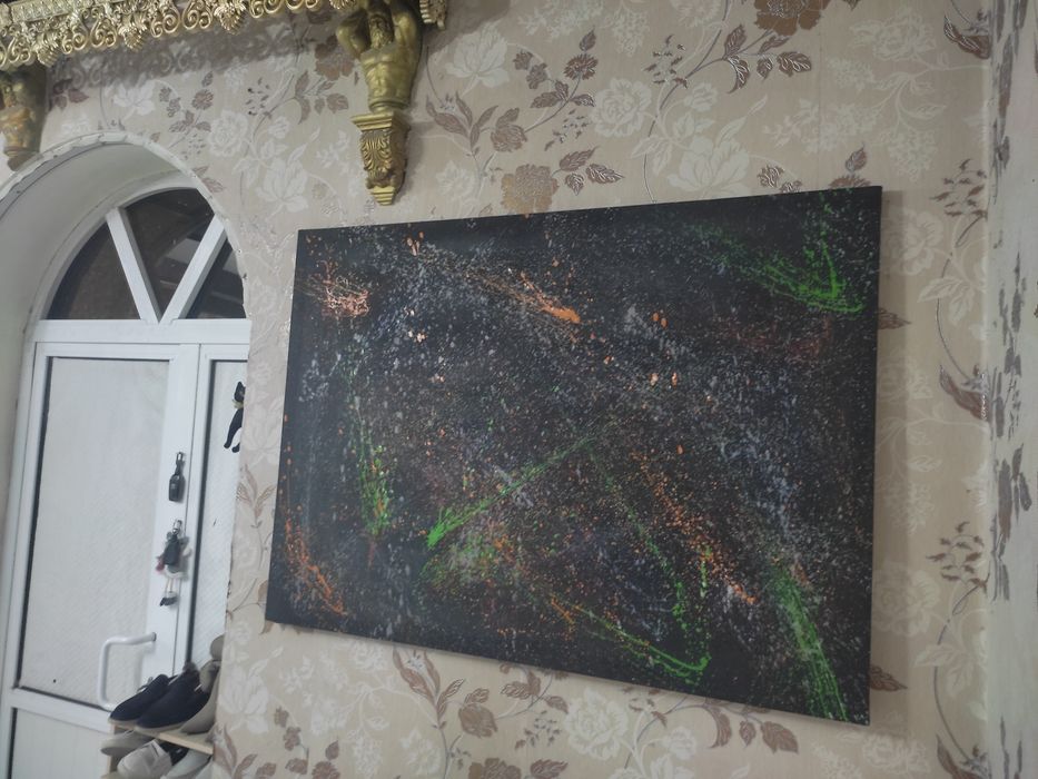 Продаётся картина абстрактный экспрессионизм. Размер картины 1.3*1.0