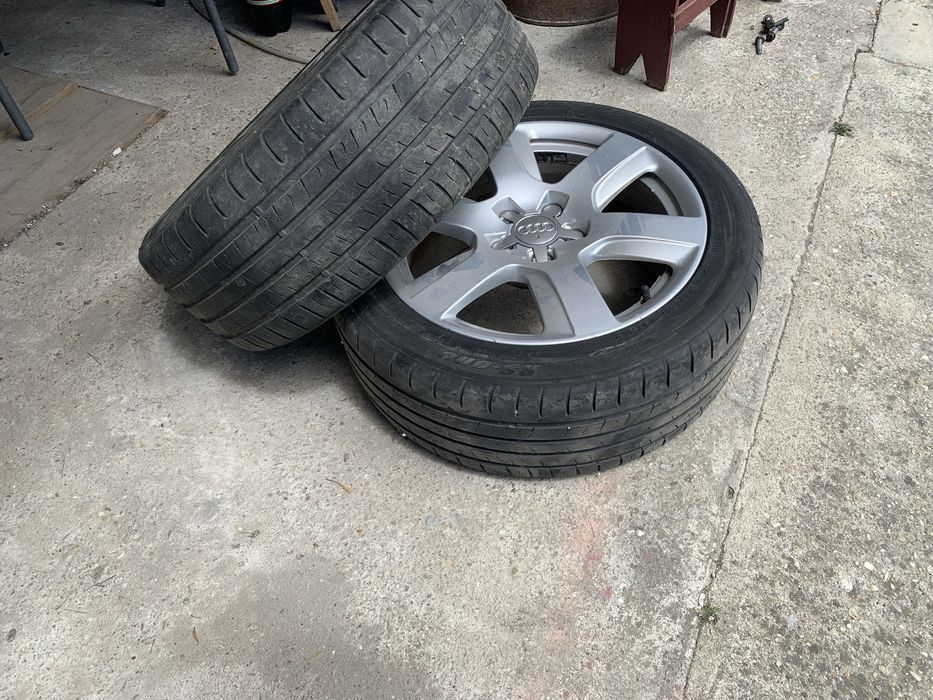 Vand jante r17 5x112 audi sau schimb cu r18
