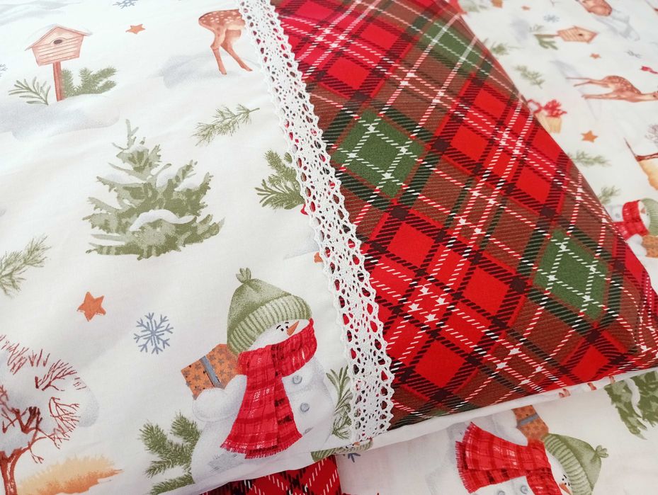 Lenjerie pat Crăciun/cadou Crăciun