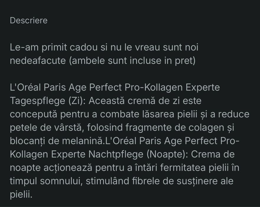 L'Oréal Paris Age Perfect Pro-Kollagen Experte ZI/NOAPTE