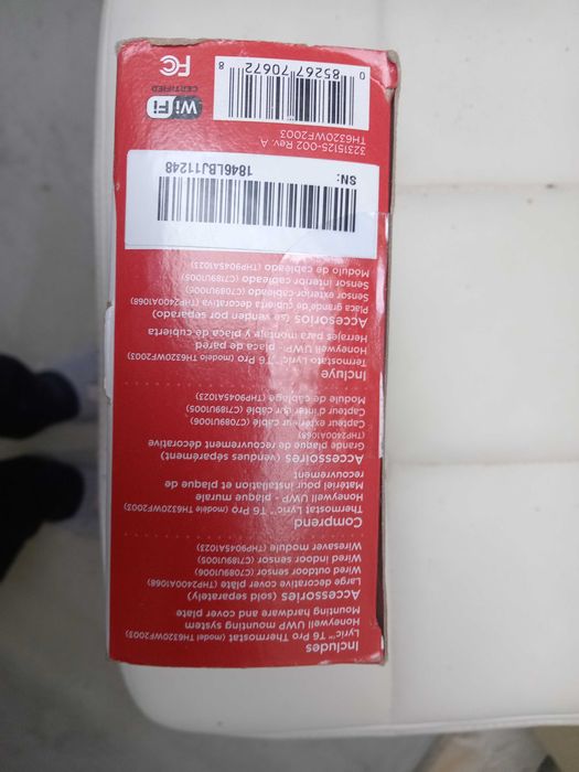 Termostat Honeywell Home T6 Pro Smart Wi-Fi TH6320WF2003
