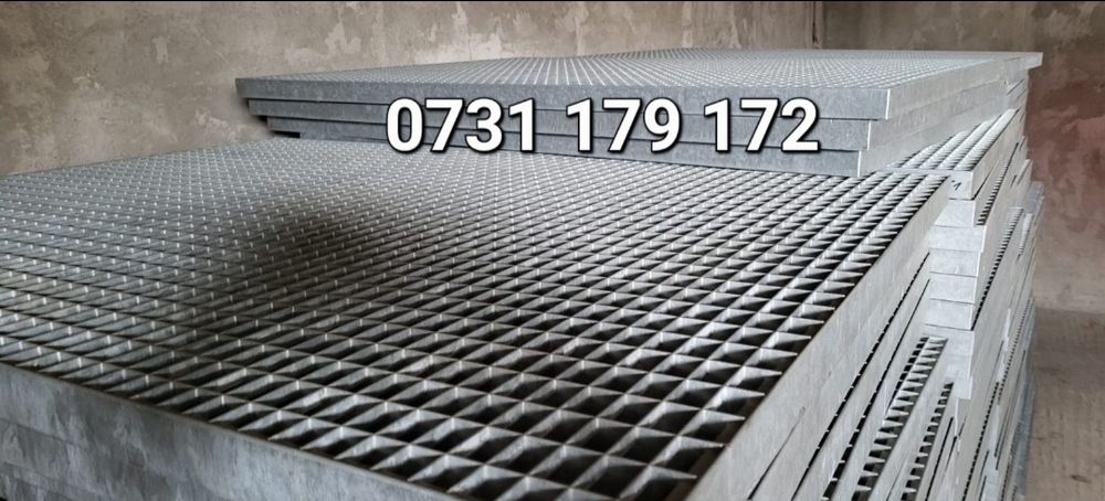 Grilaje zincate galvanizat cu înălțime de 4 cm