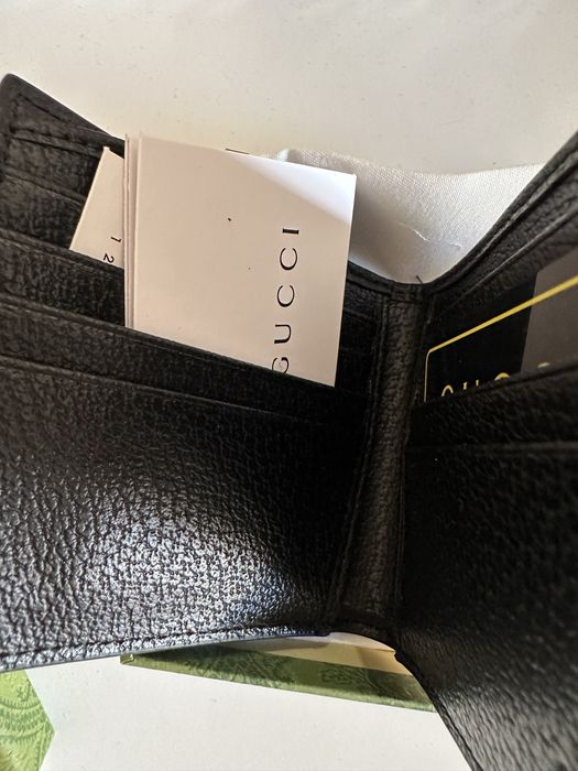 Мъжки портфейл от естествена кожа Gucci